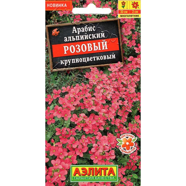 Арабис альпийский Розовый Аэлита Цх10 
