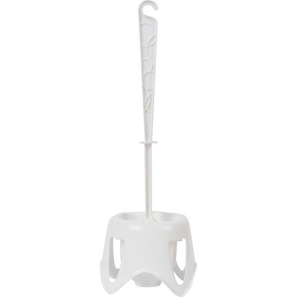 Комплект WC Disco (ершик + подставка) белый 