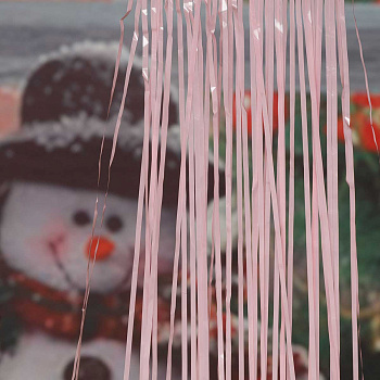 Дождь новог. 9222-23-07 1,5м розовый акрил (ЦЕНА за 10шт)