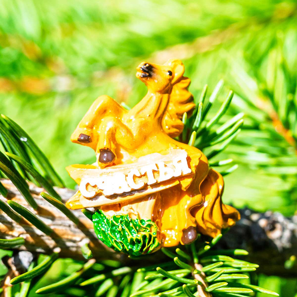 Магнит 25335-1 Лошадь с пожеланием 3,5*3,5 см (ЦЕНА ЗА 48ШТ)