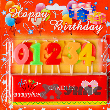 Свеча для торта (G-071) Цифры