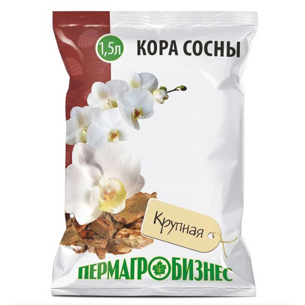 Кора сосновая КРУПНАЯ 1,5л ПАБ х10 