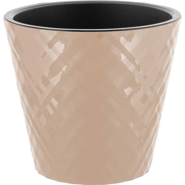 Горшок МАНХЕТТЕН 3,3л со вст Мол Шокол х9 