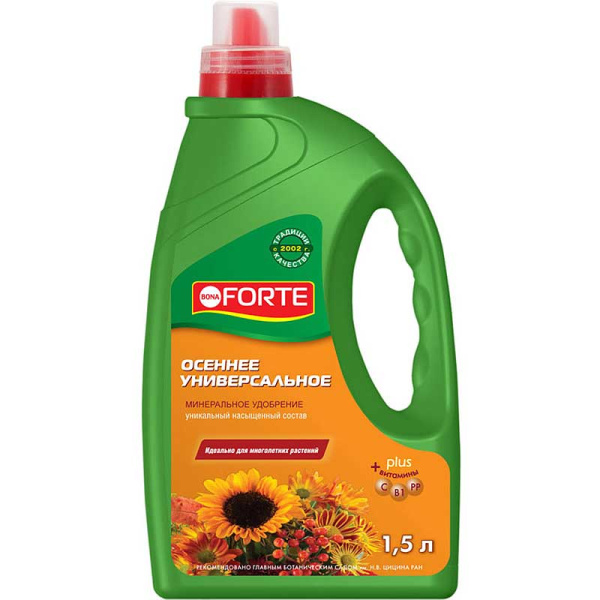Бона Форте 1,5л Осень (канистра) х4 