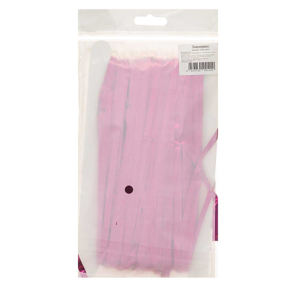 Занавес 9222-20-3 из дождя 1*1,9м Фуксия  (600)