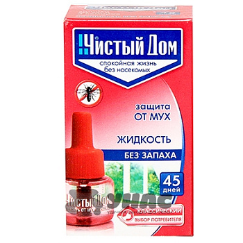 А/муха ЖИДКОСТЬ от МУХ 45дн Чистый дом 02-293(80)
