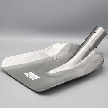 Лопата совковая прямая нержавеющая сталь 1,5мм ЛСП с р/ж х10