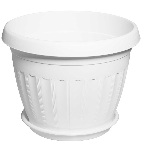 Кашпо Афродита 7 (11л) Белый Радуга х12 