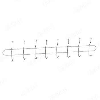 Вешалка металл (NA1693) 8 крючков 67,5см  (50)