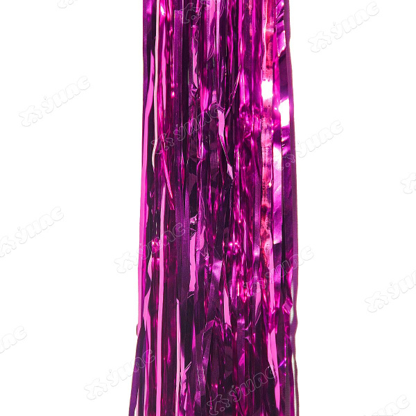 Дождь новог. D-01F 1м фуксия (цена за 10шт) (100)