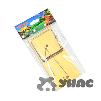 Крысоловка Капкан для грызунов Рубеж 15,5х7,5см x100  БГС