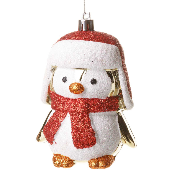 Шар SFOP21062-B 1шт 10см Пингвинчик красный (288)