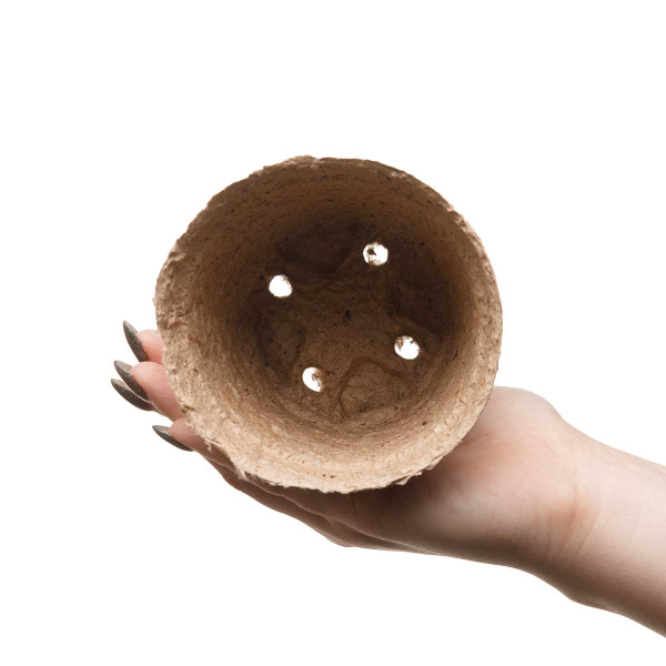 Торфяные горшочки 105*100 круглый с улучшенным дном ГС х3080 