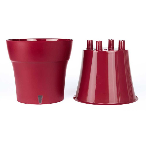 Горшок ДАЛИ СОФТ 2,1 л Винный х10 