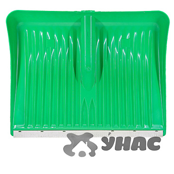 Лопата снег. пласт с пл 500х400 Айсберг d40 зелен (10)