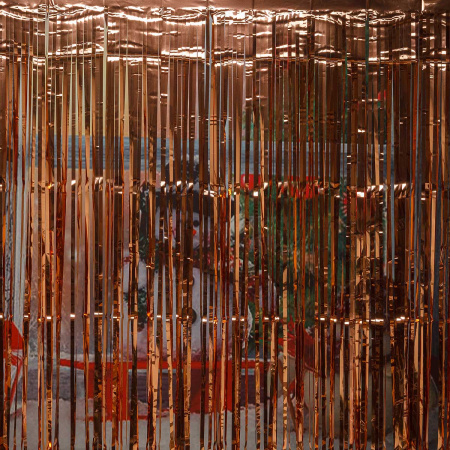 Занавес 9222-20-4 из дождя 1*1,9м Бронза(600)