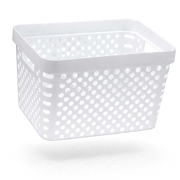 Корзина Eternity 36х27х22см 17л белая