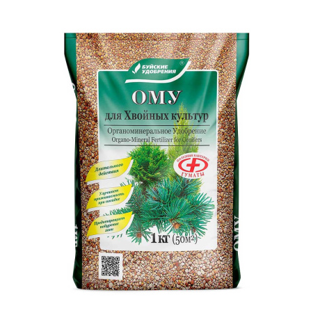 Удобрение-ОМУ Для Хвойных 1 кг Буйские удобрения 