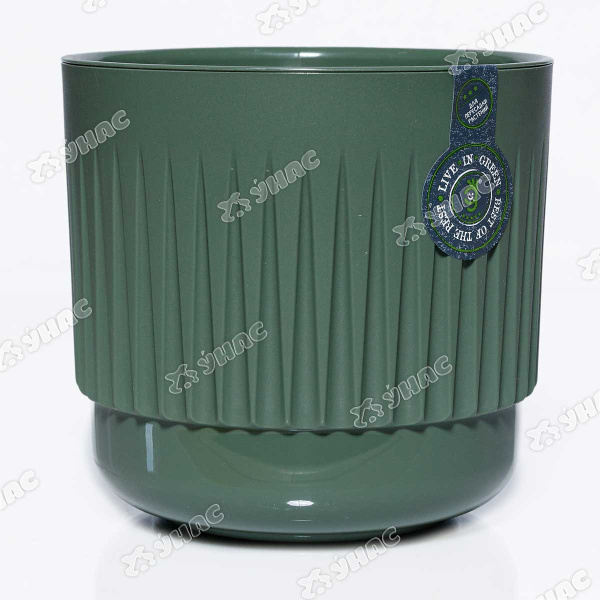 Горшок "Бета" 3 л Нефрит с вкл Б17-32 Ливингрин (6) 