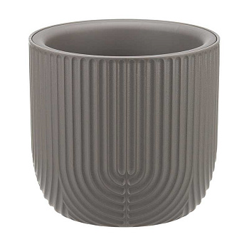 Кашпо РАМОНА D180мм 1,9л со вставкой французcкий серый М3261 х15 