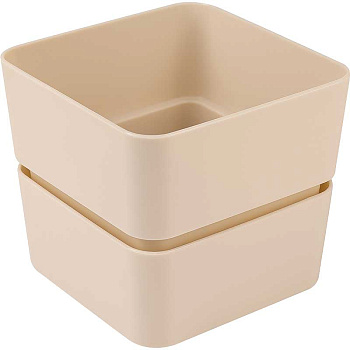 Кашпо Фиори 0,45л Кремовый КШ-0544 х24 