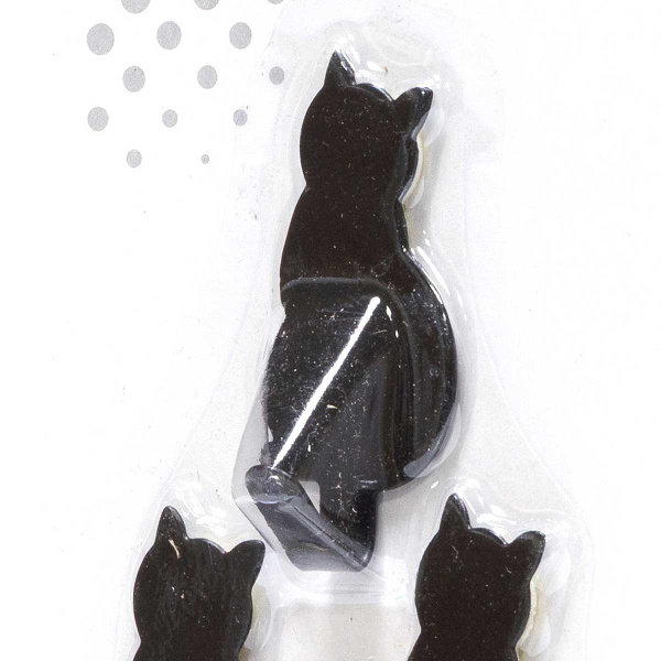 Крючки метал.3шт"Кошки" блистер(липучка) NA2777 (240) 