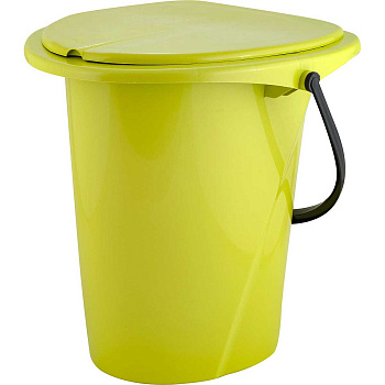 Ведро-туалет Smart Solution 17 л оливковый 