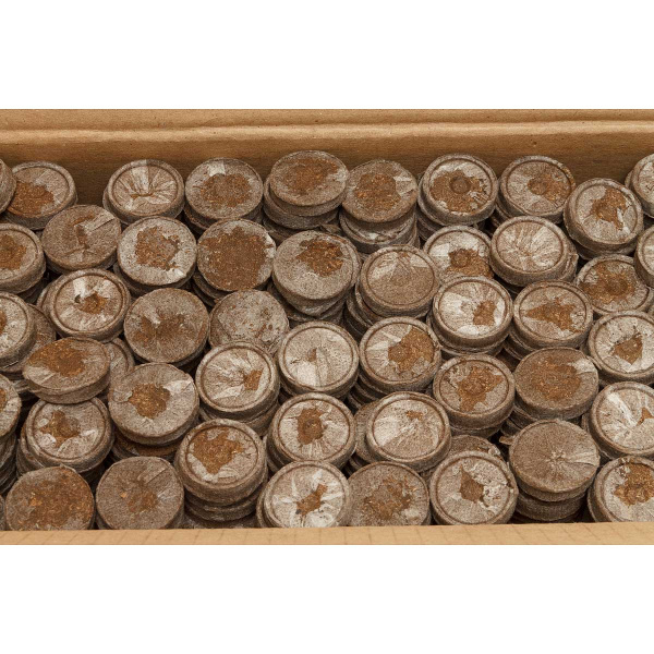 Торфоперегнойные таблетки Turbo (33мм)Цена за КОРОБКУ х720шт. 