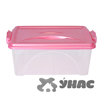 Контейнер прямоугольный с ручками 7,5 л БШ428