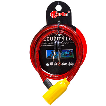 Замок-тросс велосипедный 10*650 мм NA2692-1 (200)