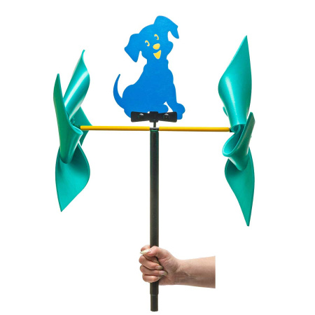 Украшение для сада Флюгер Собака