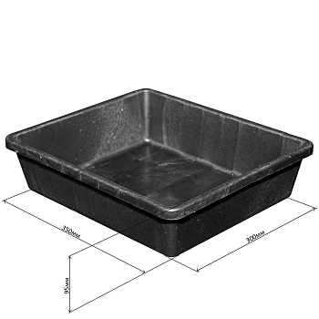 Ящик для рассады САДОВИТА №3 350*300*95 мм (20/900) 