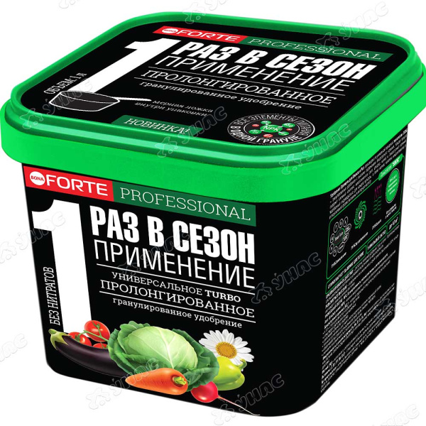 Бона Форте 1л. Универсальное TURBO с кремнием (ведро) х12 