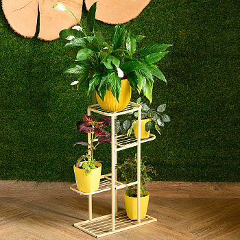 Подставка д/цветов Разборная-5 Слоновая кость г.Тверь