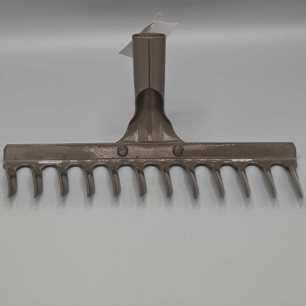 Грабли витые 12 зубьев (131060-12) 25см h-7см (рельсовая сталь) САДОВИТА (24)