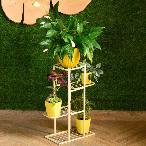 Подставка д/цветов Разборная-5 Слоновая кость г.Тверь