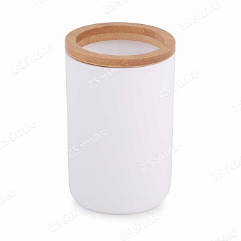 Стакан для зубных щеток БАМБУК БЕЛ БШ8052 (12) 