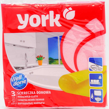 Салфетка для стола YORK 3 шт (бумажные)