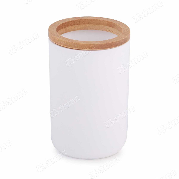 Стакан для зубных щеток БАМБУК БЕЛ БШ8052 (12) 