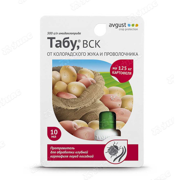 Табу (от колорад.жука,проволоч.)10мл Август х80/160шт