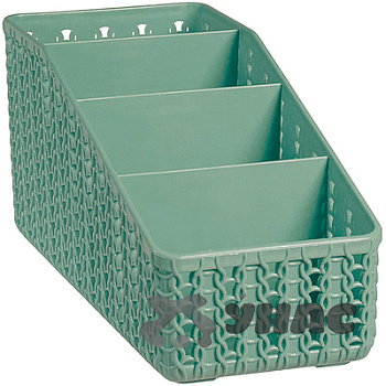 Органайзер ВЯЗАНИЕ 4 секции фисташковый М2382 (16)