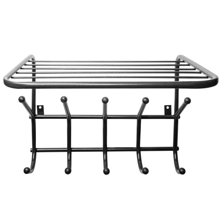 Вешалка наст. с полк."Престиж" 5-ти рожк. ВСП-115 Черная