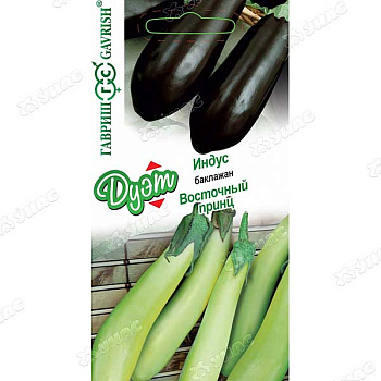 Семена Баклажан Дуэт Восточный принц+Индус Гавриш