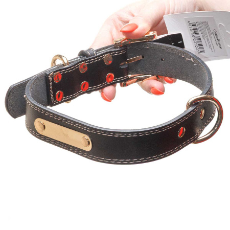 Ошейник 62 см 3 см полиуритан МИКС NA2621 (240)