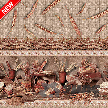 Клеенка 140*20 ДЕКОРАМА 110А (пшеница) ТУРЦИЯ