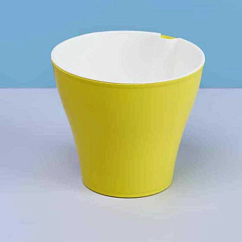 Кашпо "Афина" 1л Лимон со встав Пласт Авеню х18 