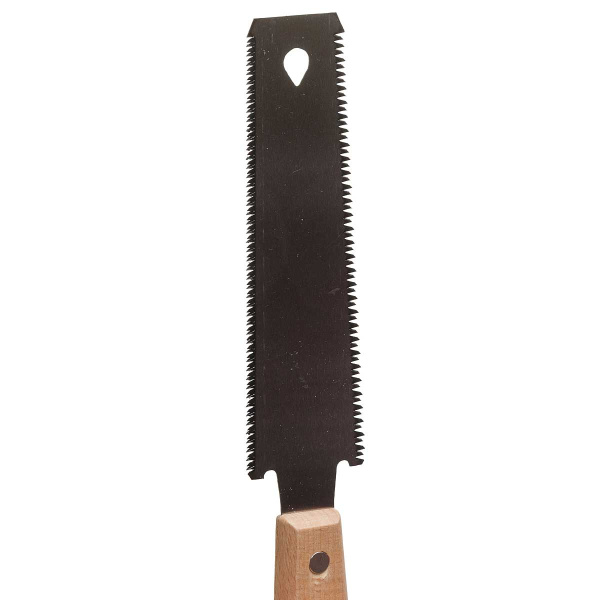 Ножовка HD9243 2-х сторонняя 300 мм деревянная ручка 15 см лезвие