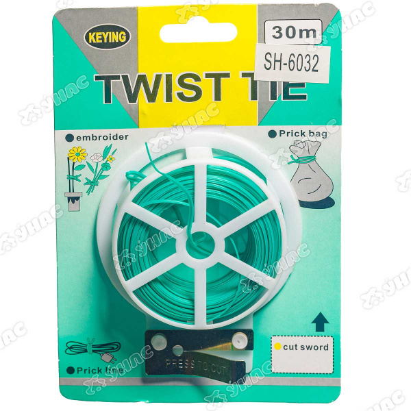 Подвязки для растений 30м проволка в ПВХоболочке SH-6032 (200)