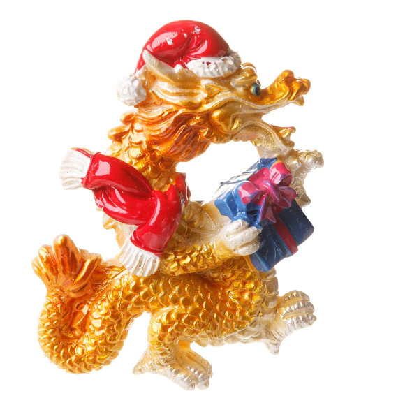 Магнит 23583-1 Дракон с подарком 7см (Цена за 36шт) (16)