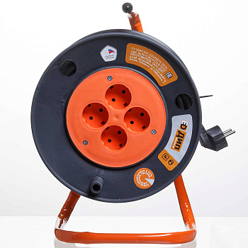 Удлинитель на катушке  РБК-4 50м 4 гн КГ 2*1,0 16А